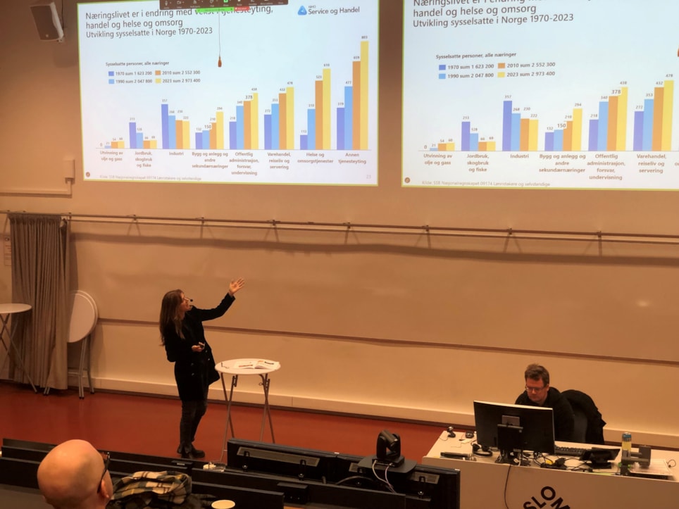 En debatt med ungdomspolitikere på OsloMet